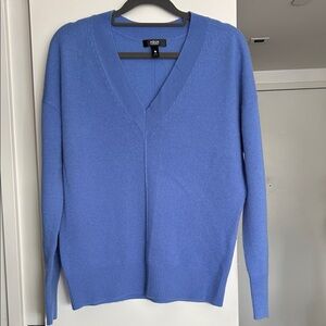 Aqua Deep Blue Cashmere Sweater